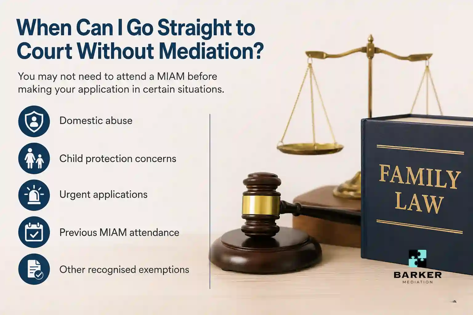 When Can I Go Straight to Court Without Mediation Walsall?